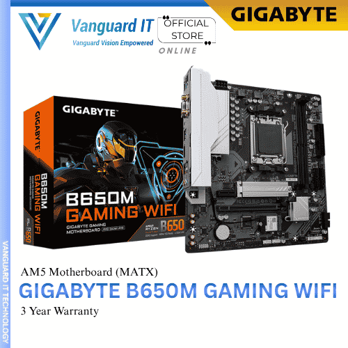 GIGABYTE B650M GAMING WIFI | mATX Motherboard | AM5