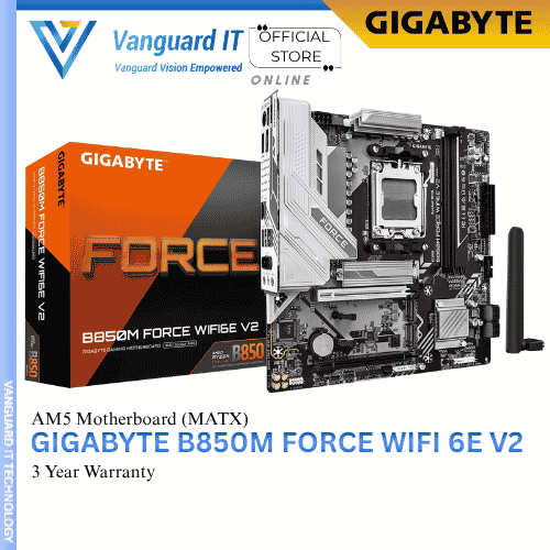 GIGABYTE B850M FORCE WIFI 6E V2 | mATX Motherboard | AM5