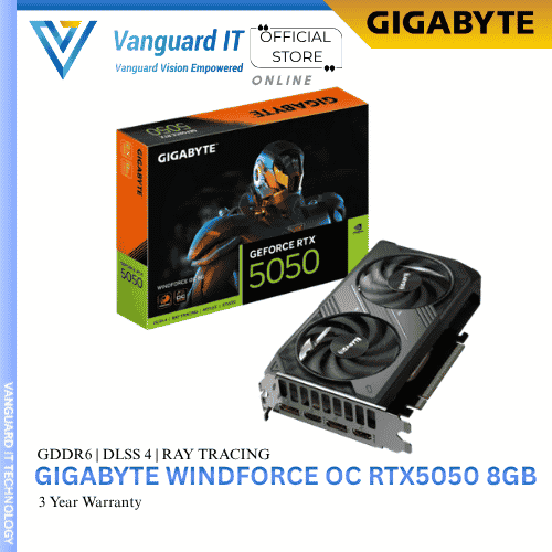 Gigabyte WindForce GeForce RTX5050 8GB GDDR6