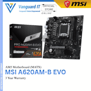 MSI A620AM B EVO PRO | mATX Motherboard | AM5