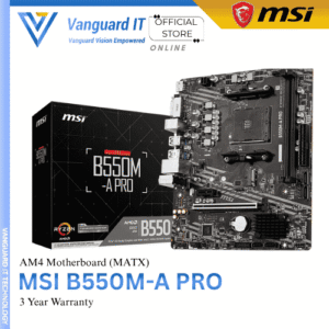MSI B550M-A PRO | mATX Motherboard | AM4