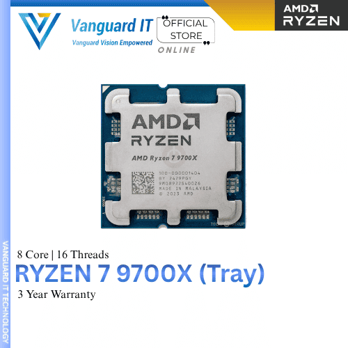 AMD RYZEN 7 9700X | 8 Cores 16 Threads | AM5 (Tray)