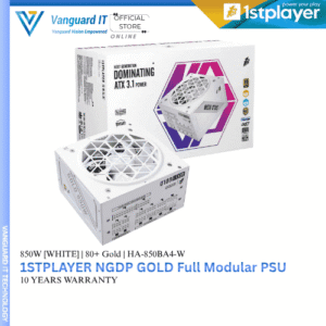 1stPlayer NGDP 850W 80+ Gold Full Modular (10 Year Warranty) [ White ]