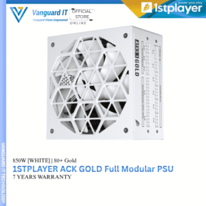 1stPlayer ACK 850W 80+ Gold Power Supply (Full-Modular)[White]