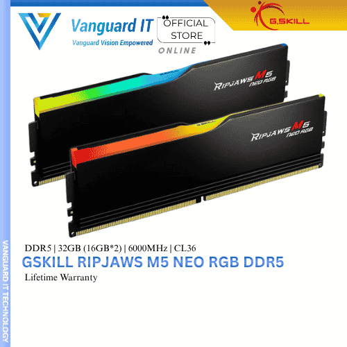 G.Skill Ripjaws M5 Neo RGB DDR5 32GB 6000MHz CL36 (16GB*2)