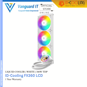 ID-Cooling FX360 LCD ARGB AIO Liquid Cooler [White|360mm]