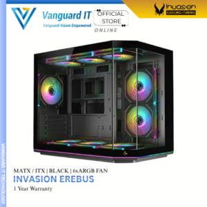 Invasion Erebus Matx Black (6x ARGB Fan Included)