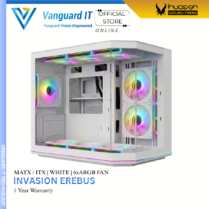 Invasion Erebus White Matx ( 6x ARGB Fan Included )