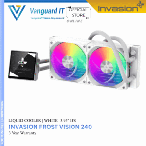 Invasion Frost Vision 240mm Liquid Cooler w 3.95" LCD Screen [White]