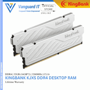 KingBank KJXS DDR4 32GB (16GB*2) Desktop Ram