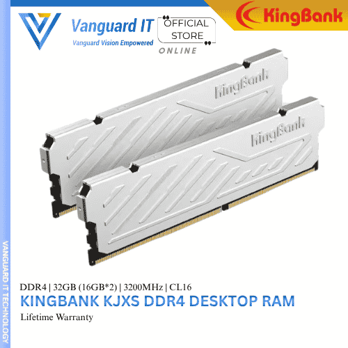 KingBank KJXS DDR4 32GB (16GB*2) Desktop Ram