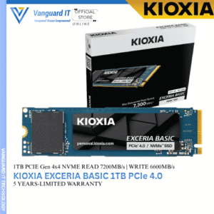 Kioxia Exceria Basic SF10 1TB NVMe SSD Gen4x4 [Read: 7200MB/s Write: 6600MB/s]