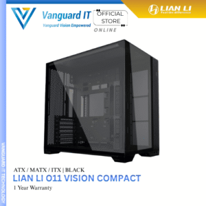 Lian Li O11 Vision Compact Black Atx ( No Fan Included )