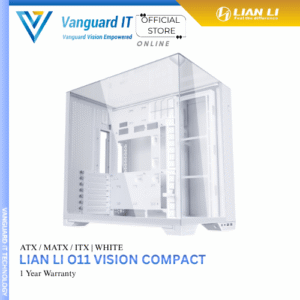 Lian Li O11 Vision Compact White ( No Fan Included )