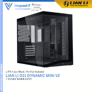Lian Li O11 Dynamic Mini V2 | ATX | mATX (No Fan Included) [Black]