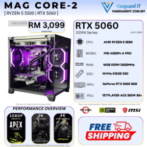 MAG-CORE 2 (AMD Ryzen 5 5500 | RTX 5060 8GB]