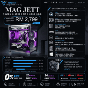 MAG-JETT (AMD Ryzen 5 5500 | RTX 3050 6GB)