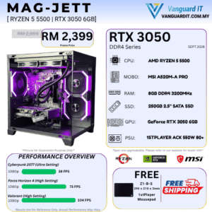 MAG-JETT (AMD Ryzen 5 5500 | RTX 3050 6GB)