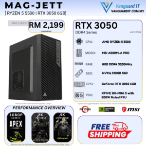 MAG-JETT (AMD Ryzen 5 5500 | RTX 3050 6GB)