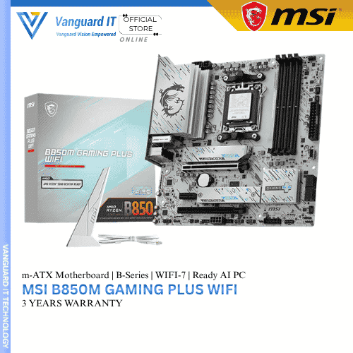 MSI B850M GAMING PLUS WIFI | mATX Motherboard | AM5