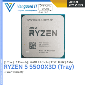 AMD Ryzen 5 5500X3D | 6 Core 12 Threads | AM4 (Tray)