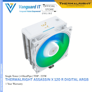 Thermalright Assassin X 120 R Digital CPU Cooler White ARGB