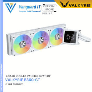 VALKYRIE B360-GT Liquid Cooler w 3.95" IPS LCD Screen [White]