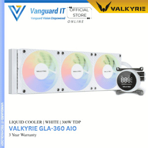 Valkyrie GLA-360 360mm Liquid Cooler w 2.4" IPS LCD Screen [White]