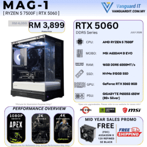 MAG-1 [ RYZEN 5 7500F | RTX 5060 8GB ]
