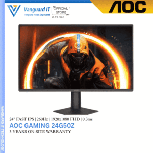 AOC Gaming 24G50Z 24" Fast IPS | 260Hz | 0.3ms | 1920x1080 FHD