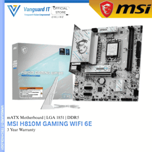MSI H810M GAMING WIFI6E | mATX Motherboard | LGA 1851