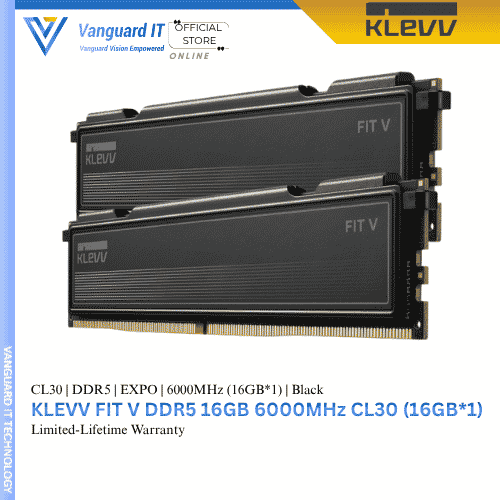 KLEVV FIT V DDR5 16GB/32GB 6000MHz CL30 - EXPO
