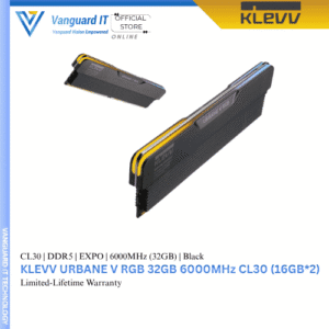 KLEVV URBANE V RGB 6000MHz CL30 32GB (16GB*2)