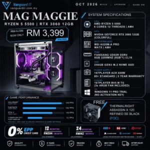 MAG-MAGGIE [AMD Ryzen 5 5500 | RTX 3060 12GB]