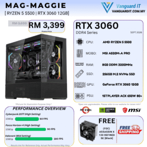 MAG-MAGGIE [AMD Ryzen 5 5500 | RTX 3060 12GB]