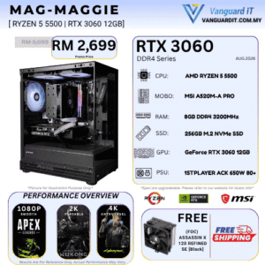 MAG-MAGGIE [AMD Ryzen 5 5500 | RTX 3060 12GB]