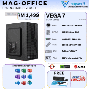 MAG-OFFICE [ AMD Ryzen 5 5600GT | VEGA 7 ]