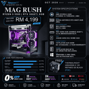 MAG RUSH [AMD Ryzen 5 5500 | RTX 5060TI 8GB]
