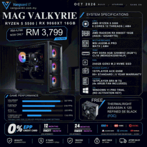 MAG-VALKYRIE [ AMD Ryzen 5 5500 | RX 9060 XT 16GB ]