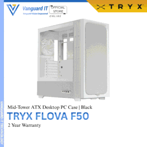 TRYX FLOVA F50 Mid-Tower ATX Case [White]