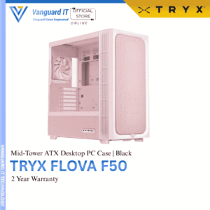 TRYX FLOVA F50 Mid-Tower ATX Case [Pink]