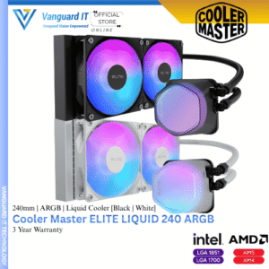 Cooler Master ELITE LIQUID 240 ARGB ( AIO ) Black | White