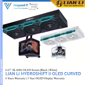 Lian Li HydroShift II OLED Curved 6.67" 2k 60Hz OLED screen