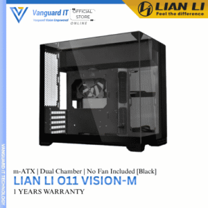Lian Li O11 Vision-M [Black] (No Fan Included)