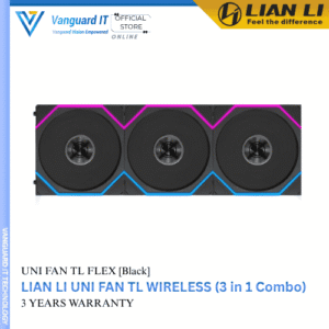 Lian Li Uni Fan TL Flex 120mm*3 [Black]