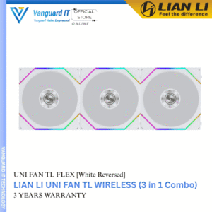 Lian Li Uni Fan TL Flex 120mm*3 [White Reversed Blade]