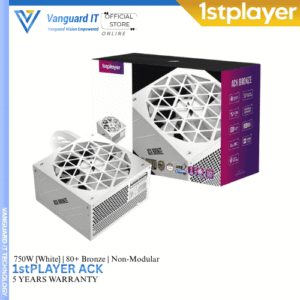 1stPlayer ACK 750W 80+ Bronze ATX3.1/PCIe 5.1 (White)