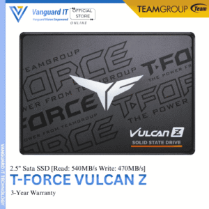 T-Force Vulcan Z 512GB 2.5" Sata SSD [Read: 540MB/s Write: 470MB/s]