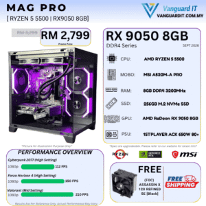 MAG PRO[AMD Ryzen 5 5500 | RX 9050 8GB]