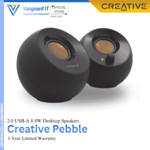 CREATIVE Pebble 8.8W 2.0 USB-A Speakers (Black)